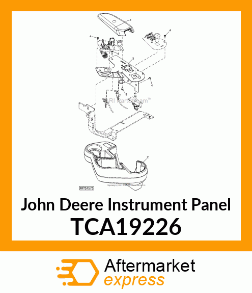 PANEL, INSTRUMENT (72/7400, MY09) TCA19226