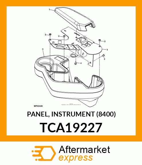 PANEL, INSTRUMENT (8400) TCA19227