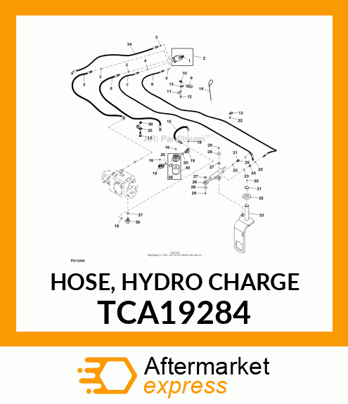 HOSE, HYDRO CHARGE TCA19284