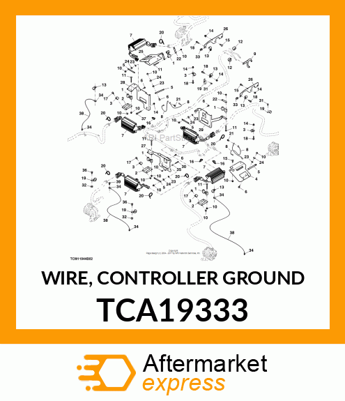 WIRE, CONTROLLER GROUND TCA19333