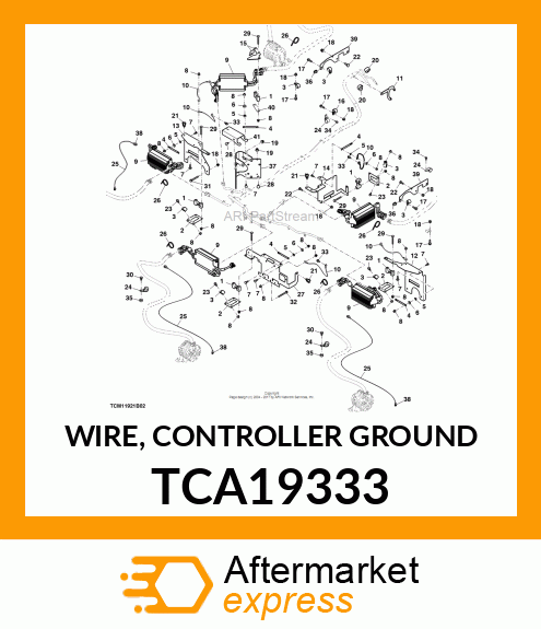 WIRE, CONTROLLER GROUND TCA19333