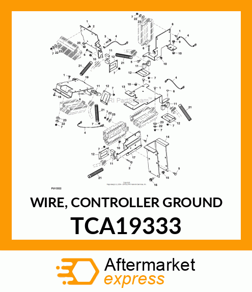 WIRE, CONTROLLER GROUND TCA19333