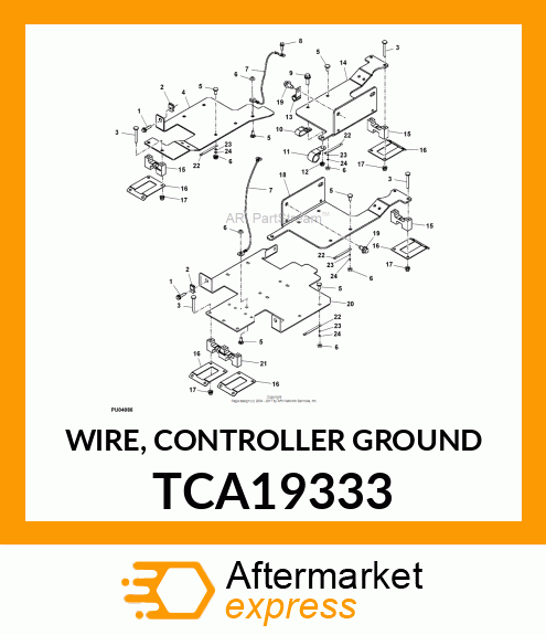 WIRE, CONTROLLER GROUND TCA19333