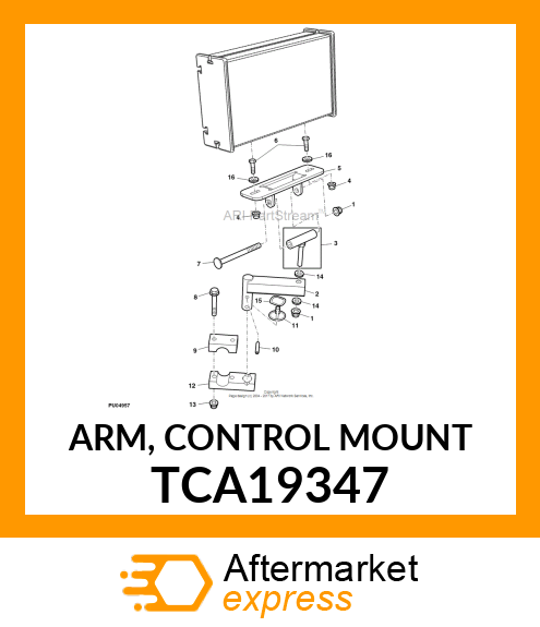 ARM, CONTROL MOUNT TCA19347