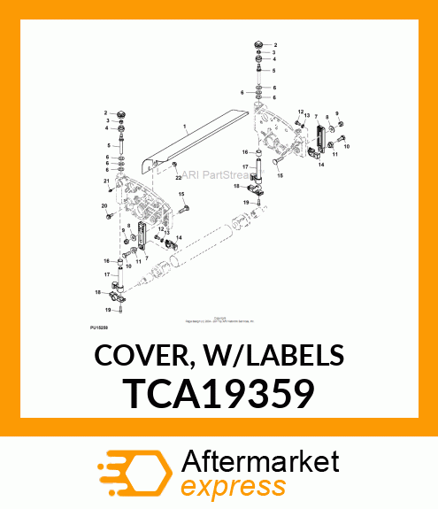 COVER, W/LABELS TCA19359