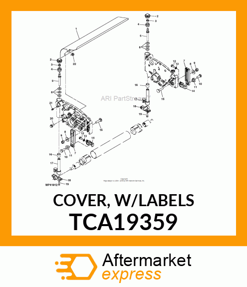 COVER, W/LABELS TCA19359