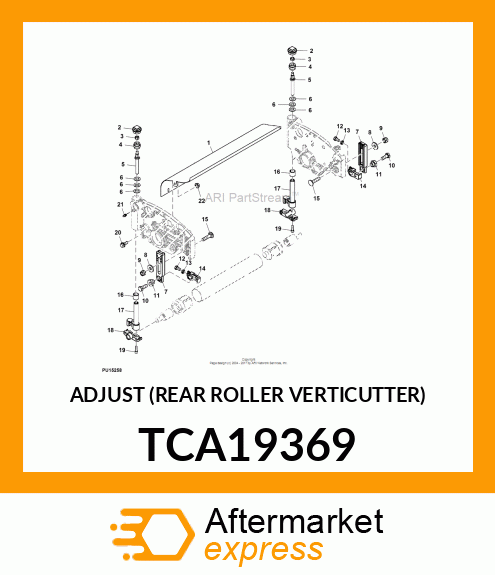 ADJUST (REAR ROLLER VERTICUTTER) TCA19369