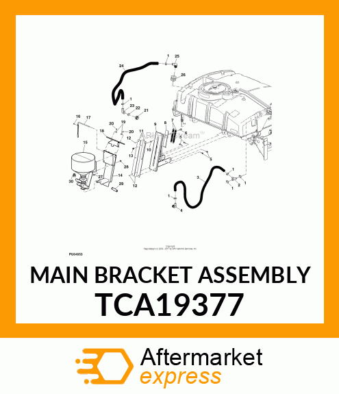 MAIN BRACKET ASSEMBLY TCA19377