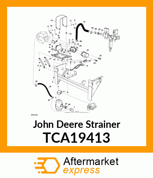 STRAINER, SUCTION TCA19413