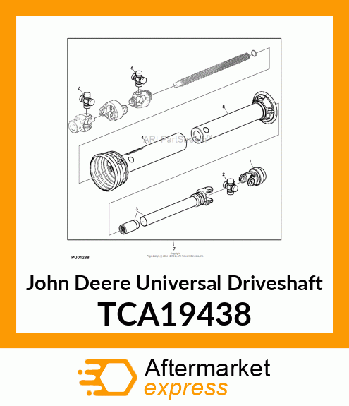 OUTER GUARD (DRIVESHAFT) TCA19438