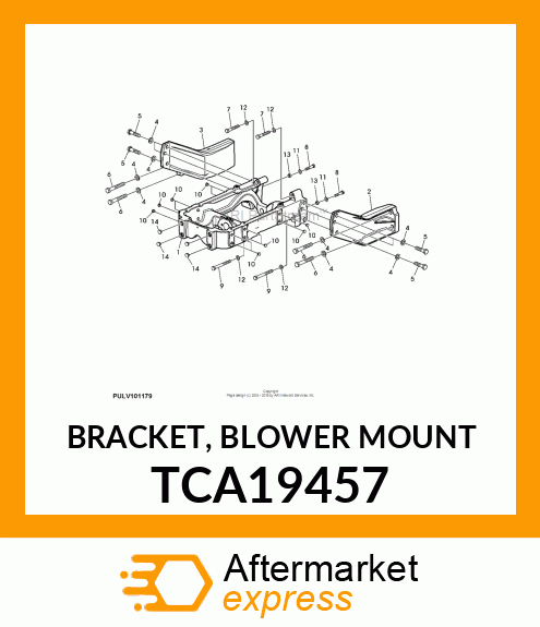 BRACKET, BLOWER MOUNT TCA19457