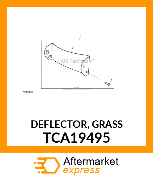 DEFLECTOR, GRASS TCA19495