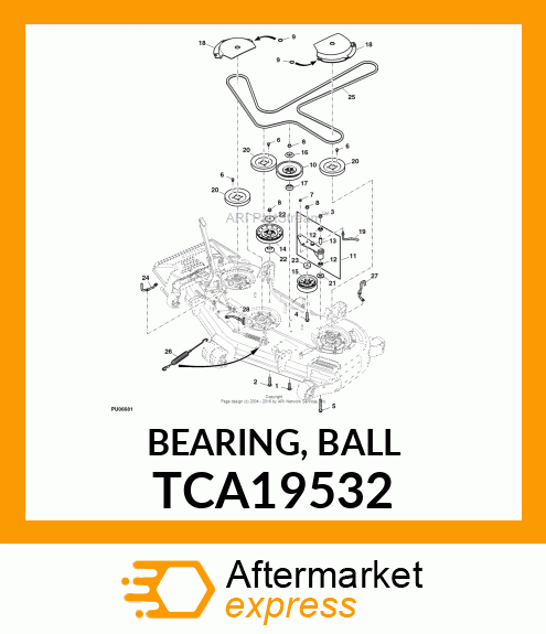 BEARING, BALL TCA19532