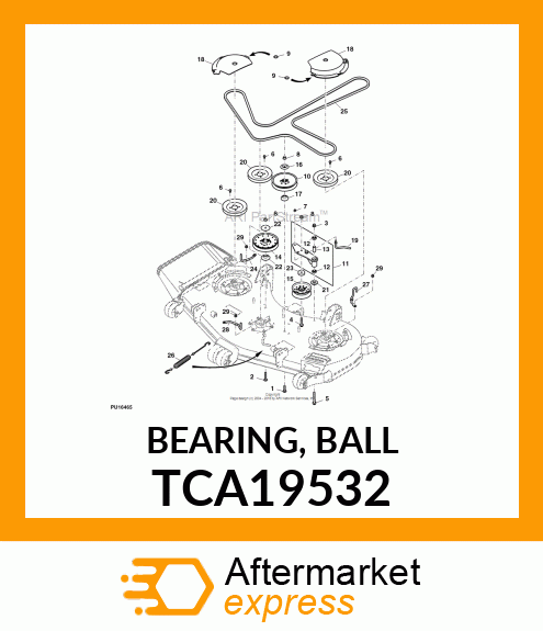 BEARING, BALL TCA19532