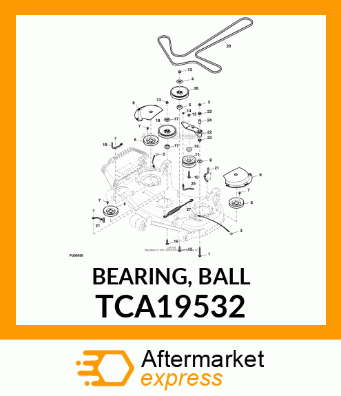 BEARING, BALL TCA19532