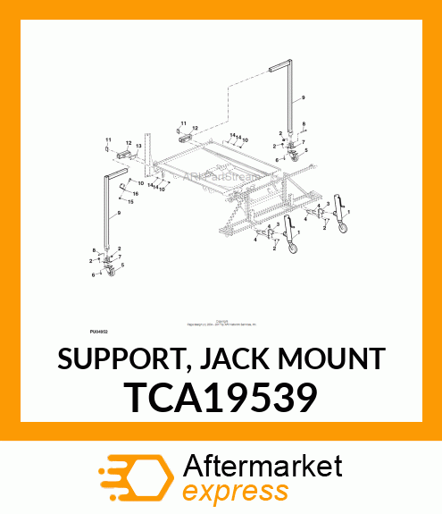 SUPPORT, JACK MOUNT TCA19539