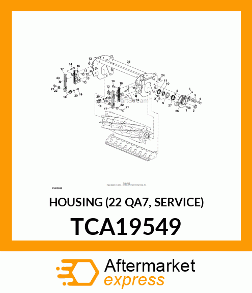 HOUSING (22 QA7, SERVICE) TCA19549