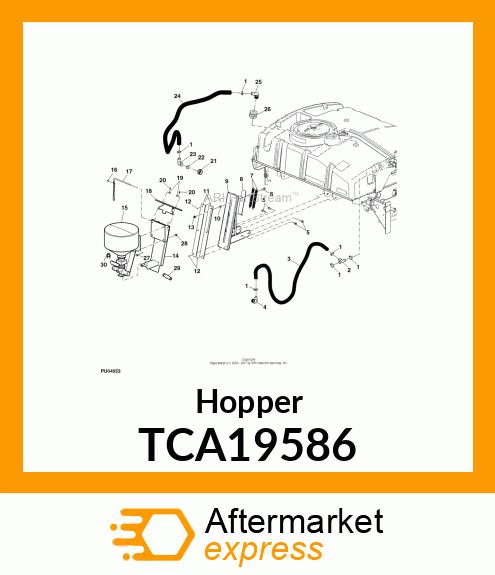 HOPPER, HYPRO CLWEAN LOAD ASSEMBLY TCA19586