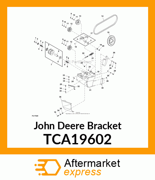 BRACKET, SEESAW MOUNTED TCA19602