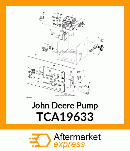 AIR PUMP, FOAMER TCA19633