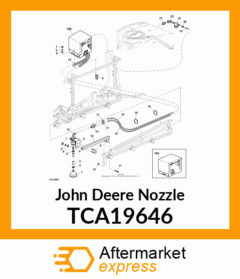 NOZZLE, FOAM HEAD TCA19646