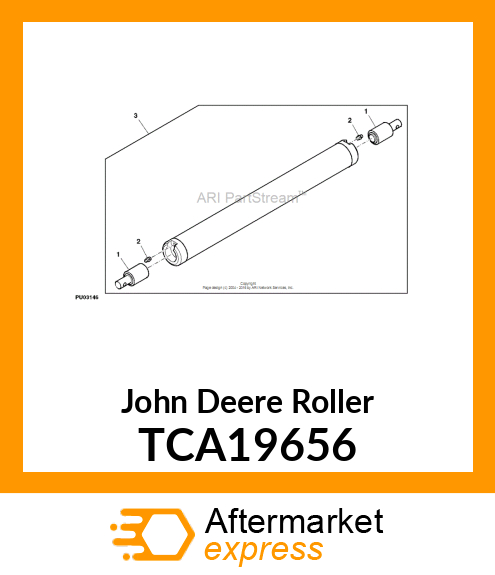 ROLLER (SVC, 18" TUBE) TCA19656