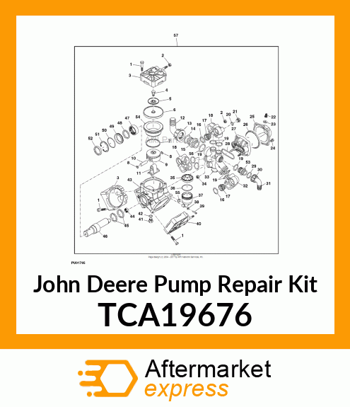 KIT, PUMP VALVE REPLACEMENT TCA19676