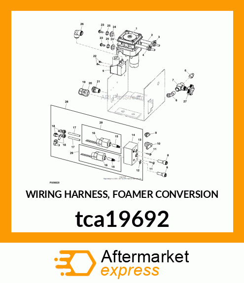 WIRING HARNESS, FOAMER CONVERSION tca19692