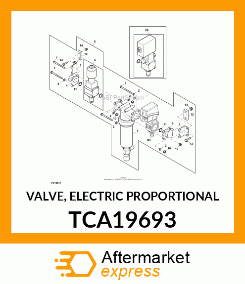 VALVE, ELECTRIC PROPORTIONAL TCA19693