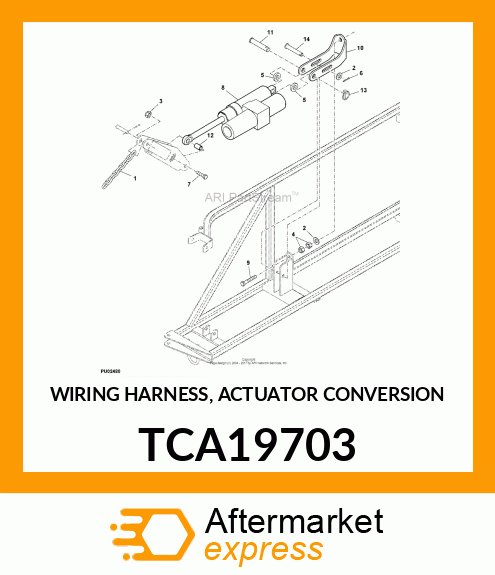 WIRING HARNESS, ACTUATOR CONVERSION TCA19703