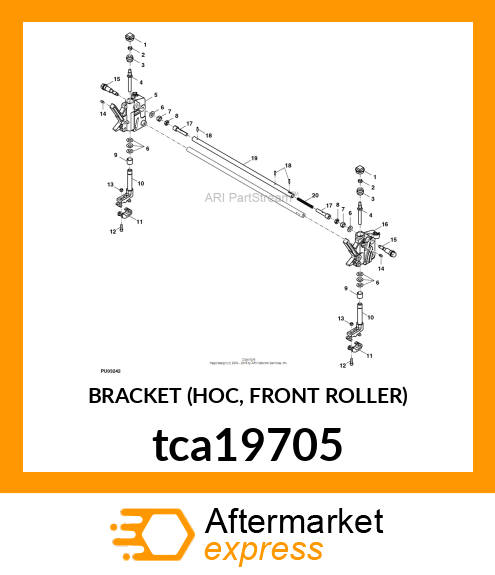 BRACKET (HOC, FRONT ROLLER) tca19705