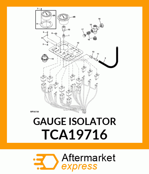 GAUGE ISOLATOR TCA19716