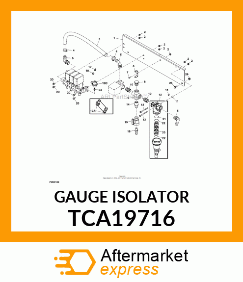 GAUGE ISOLATOR TCA19716