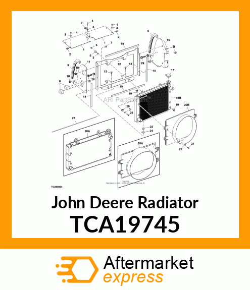 RADIATOR TCA19745