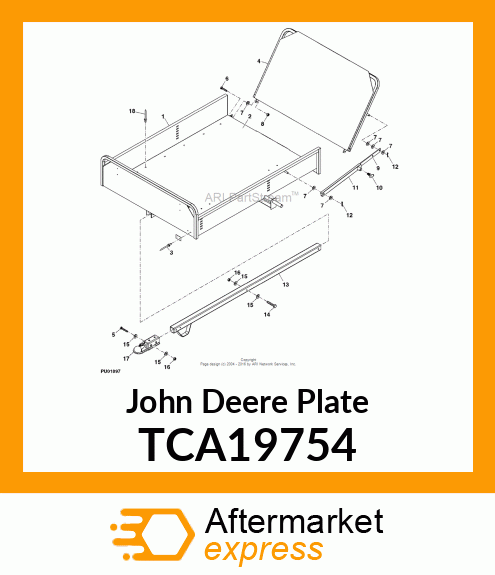 TAIL GATE, LINED, WBGM TRAILER TCA19754