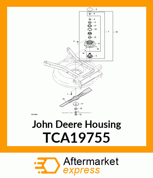 ASSEMBLY, MOTOR HOUSING TCA19755