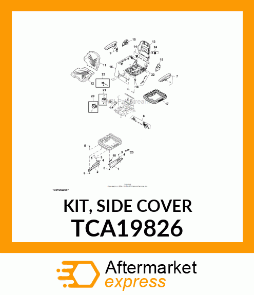 KIT, SIDE COVER TCA19826