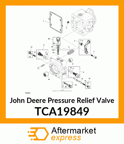 VALVE, CHARGE RELIEF TCA19849