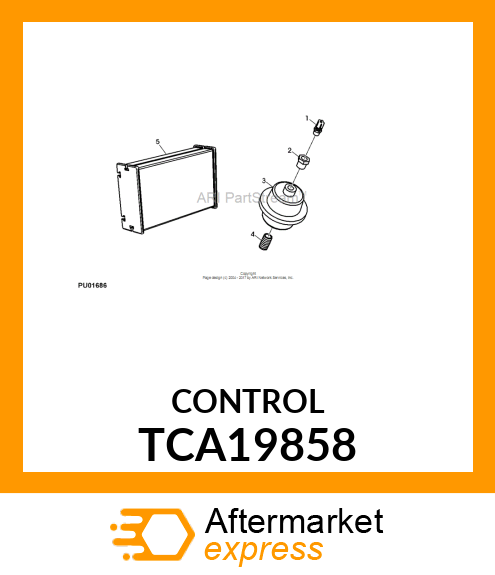 CONTROL UNIT, MANUAL SPRAY 100 PSI TCA19858