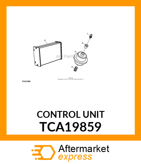 CONTROL UNIT, MANUAL SPRAY 300 PSI TCA19859