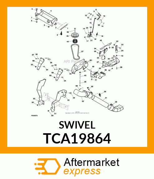 LEVER, LOCK TCA19864