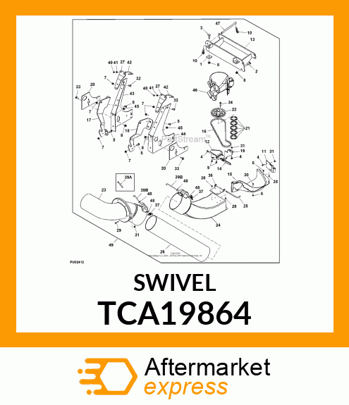 LEVER, LOCK TCA19864