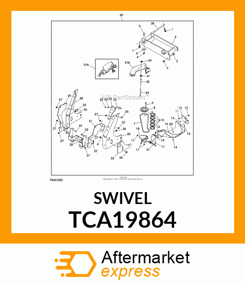 LEVER, LOCK TCA19864