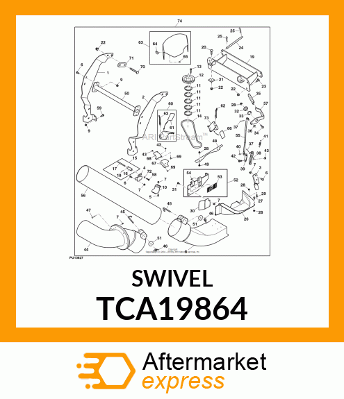 LEVER, LOCK TCA19864