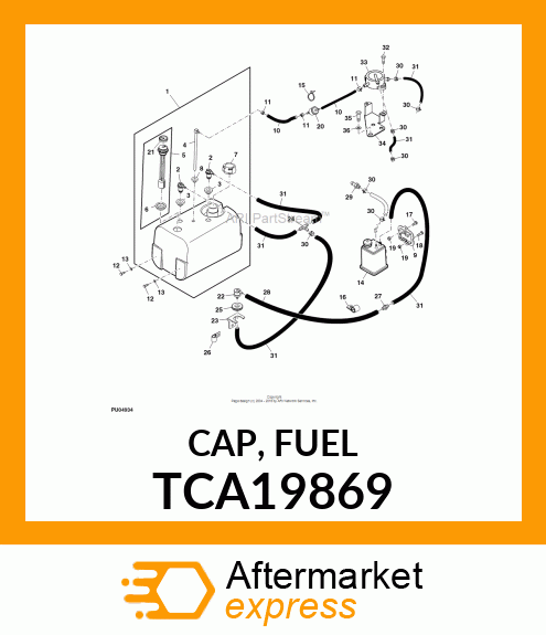 CAP, FUEL TCA19869