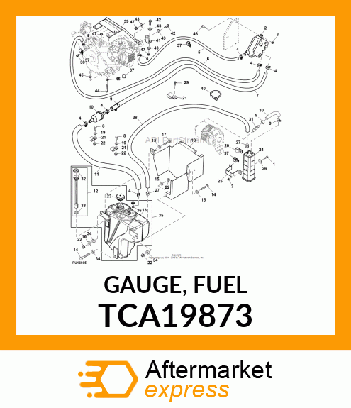 GAUGE, FUEL TCA19873