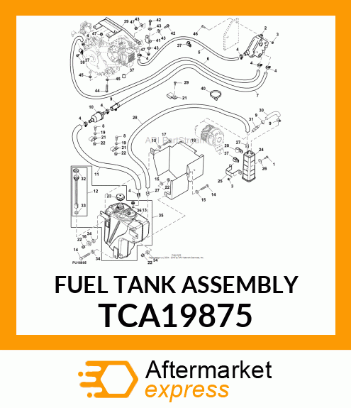 FUEL TANK ASSEMBLY TCA19875