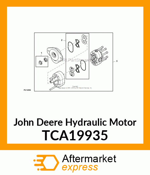 MOTOR, HYDRAULIC GEAR TCA19935