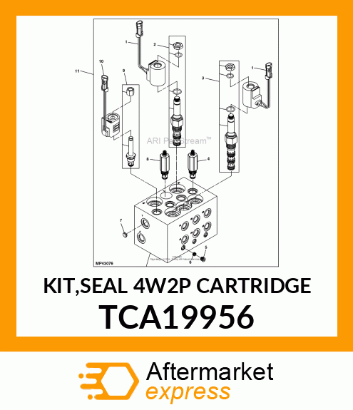 KIT,SEAL 4W2P CARTRIDGE TCA19956