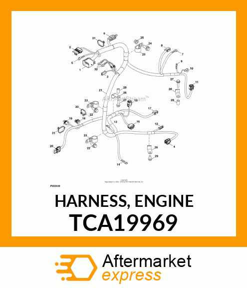 HARNESS, ENGINE TCA19969